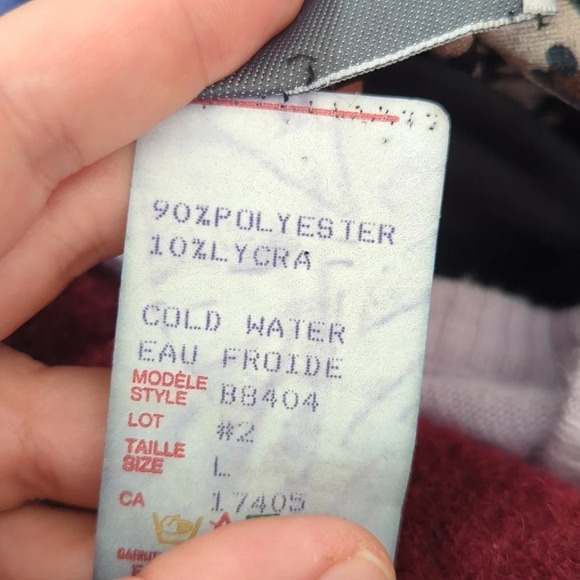 Vintage Velour Style Black Sweater with Leopard Neck Collar and 1/4 Gold Zip - L - Picture 6 of 6